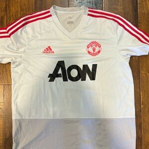 Manchester United training top adidas England David Beckham Rashford Ronaldo